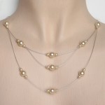 Collier mariage personnalisé en ivoire