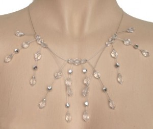 Collier mariage cristal et strass