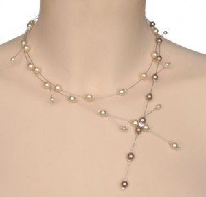 Collier personnalisé en ivoire et bronze