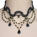 Collier fantaisie noir