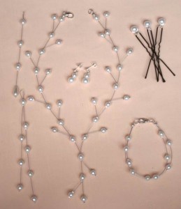 Parure mariage blanc