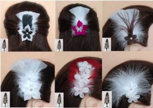 Pinces à cheveux mariage
