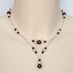 Collier_mariage_perles ivoire_et_chocolat