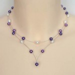 Collier_ mariage_blanc_et_violet