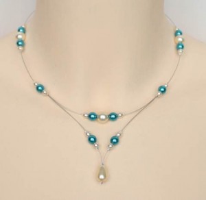 Collier_mariage_ivoire_et_bleu_turquoise