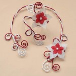 Parure_mariage_aluminium_blanc__rouge_+_fleurs