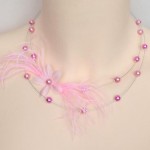 Collier_mariage_rose_fleur_plumes