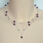 Collier_mariage_personnalisé_blanc_et_violet