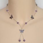 Collier personnalisé en violet